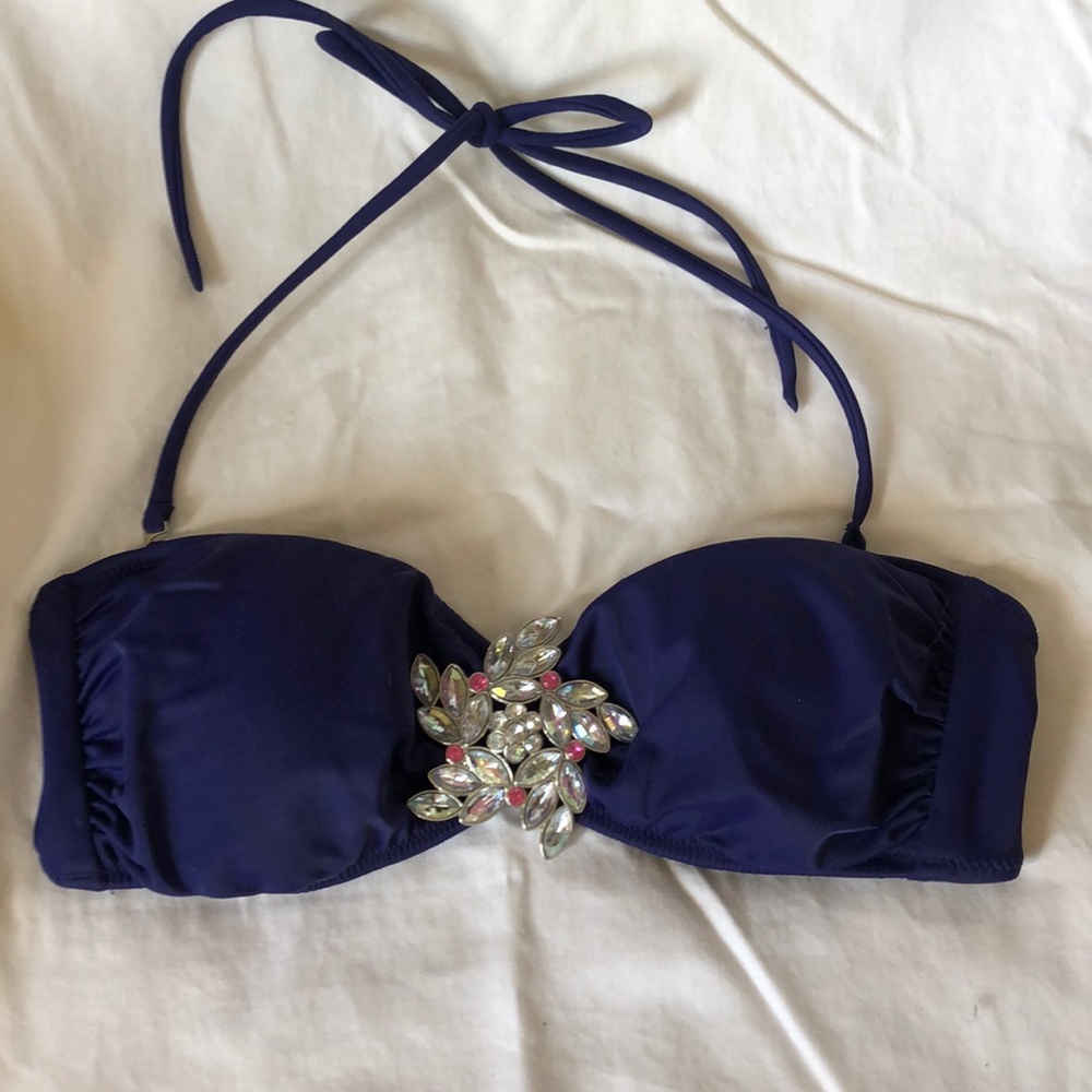 Victoria secret Navy bandeau bikini top
